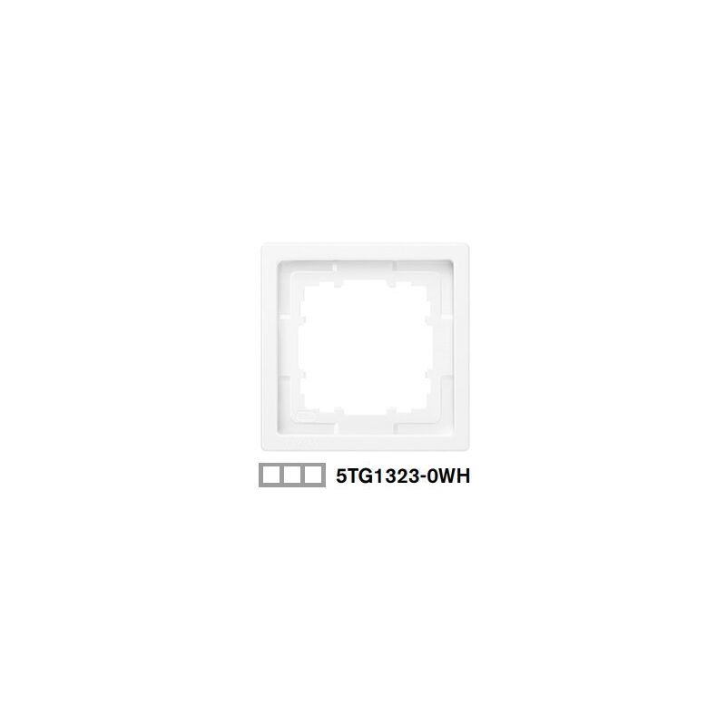 

Marco 3 elementos blanco polar Delta Style, 5TG1323-0WH - Siemens