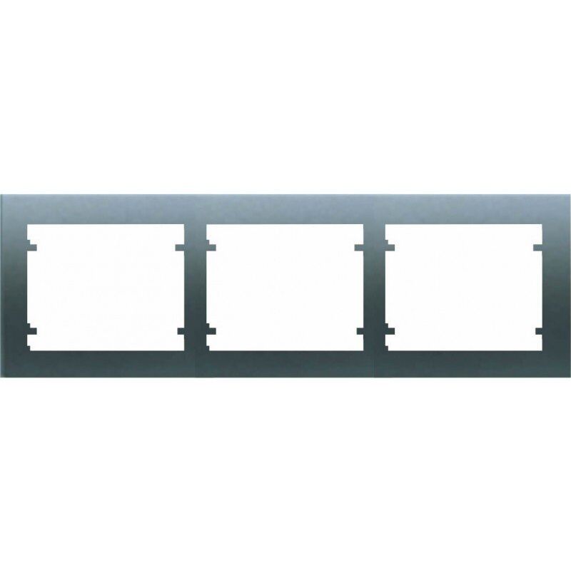 

Marco 3 Elementos horizontal Acero Neptuno Iris 18003-AN - BJC