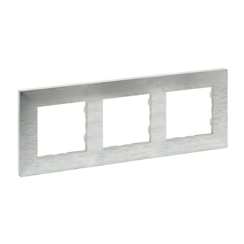 

Marco 3 elementos Legrand 864873 serie Niloe Step Aluminio Pulido