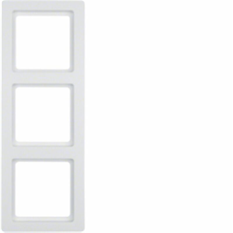 

Marco 3 elementos Berker By Q1 10136089 Blanco Mate - Hager