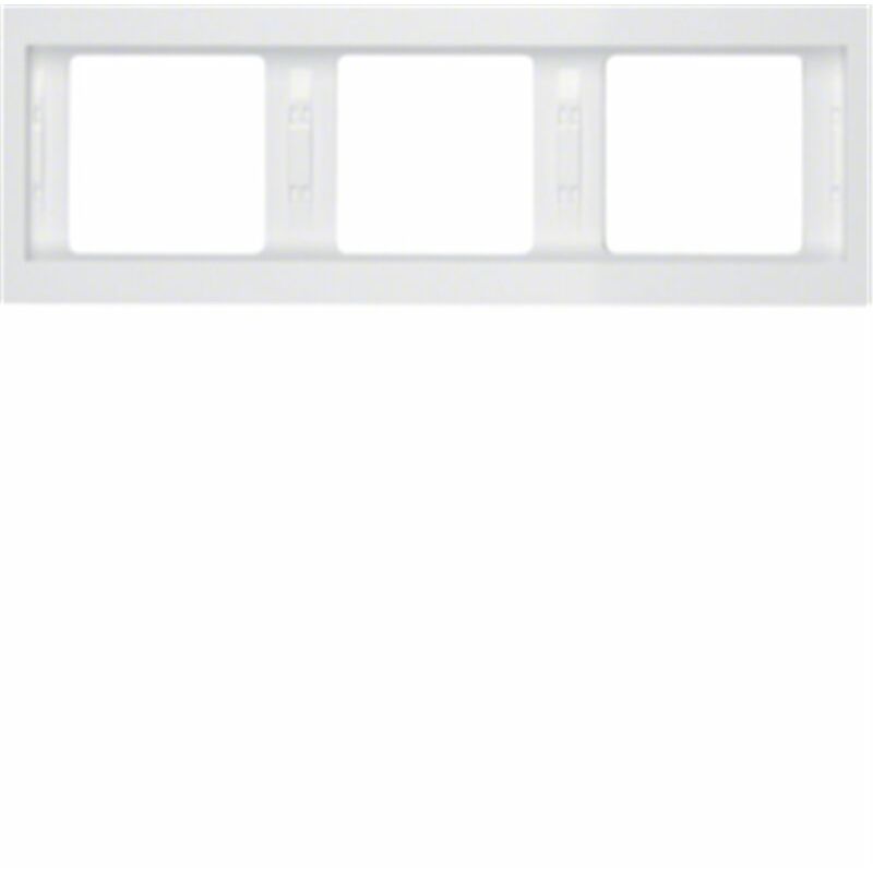 

Marco 3 elementos By Berker K1 13737009 Blanco Brillo - Hager