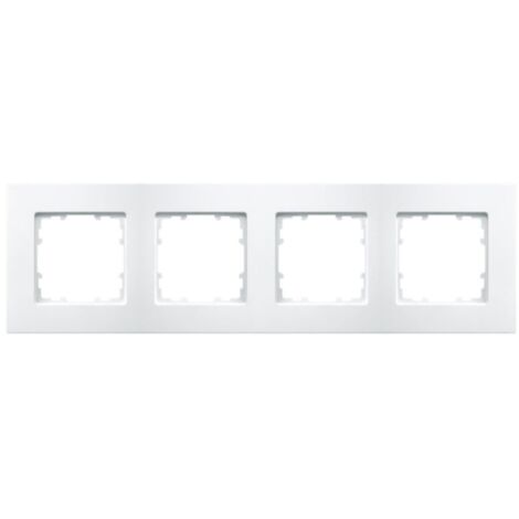 Marco 4 elementos 303x90mm en blanco polar  Siemens Delta MIRO 5TG11140WH