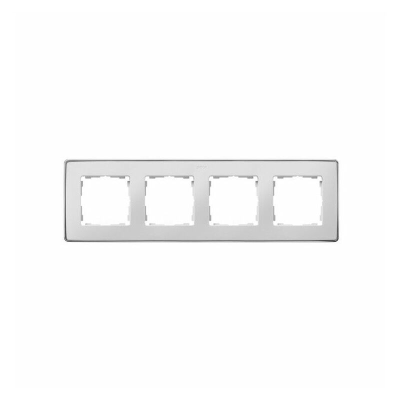 

Marco 4 elementos blanco base cromo 82 DETAIL 8201640-244 - Simon