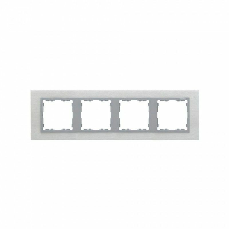 

Marco 4 elementos nature inox mate aluminio 82 NATURE 82947-34 - Simon