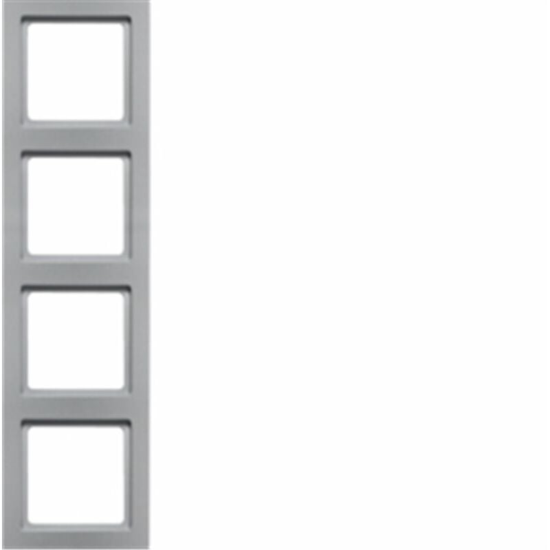

Marco 4 elementos Berker By Q3 10146094 Aluminio - Hager