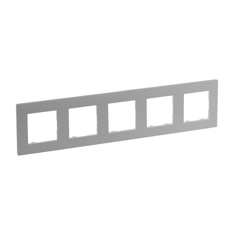 

Marco 5 elementos 864375 serie Niloe Step Aluminio - Legrand