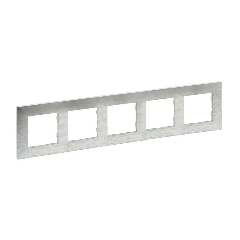 

Marco 5 elementos 864875 serie Niloe Step Aluminio Pulido - Legrand