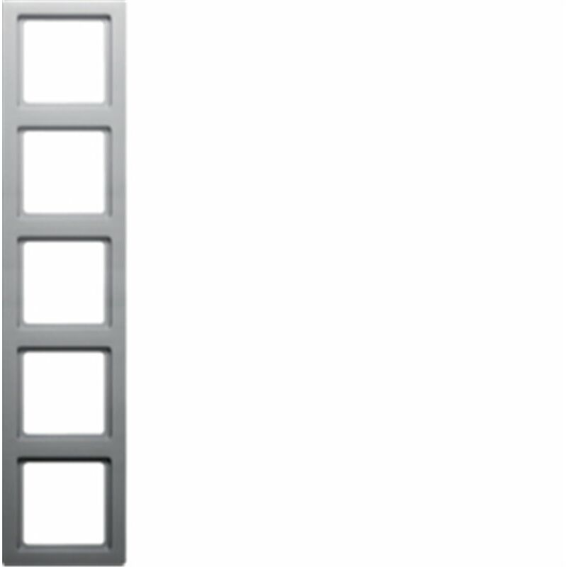 

Marco 5 elementos Berker By Q1 10156084 Aluminio - Hager