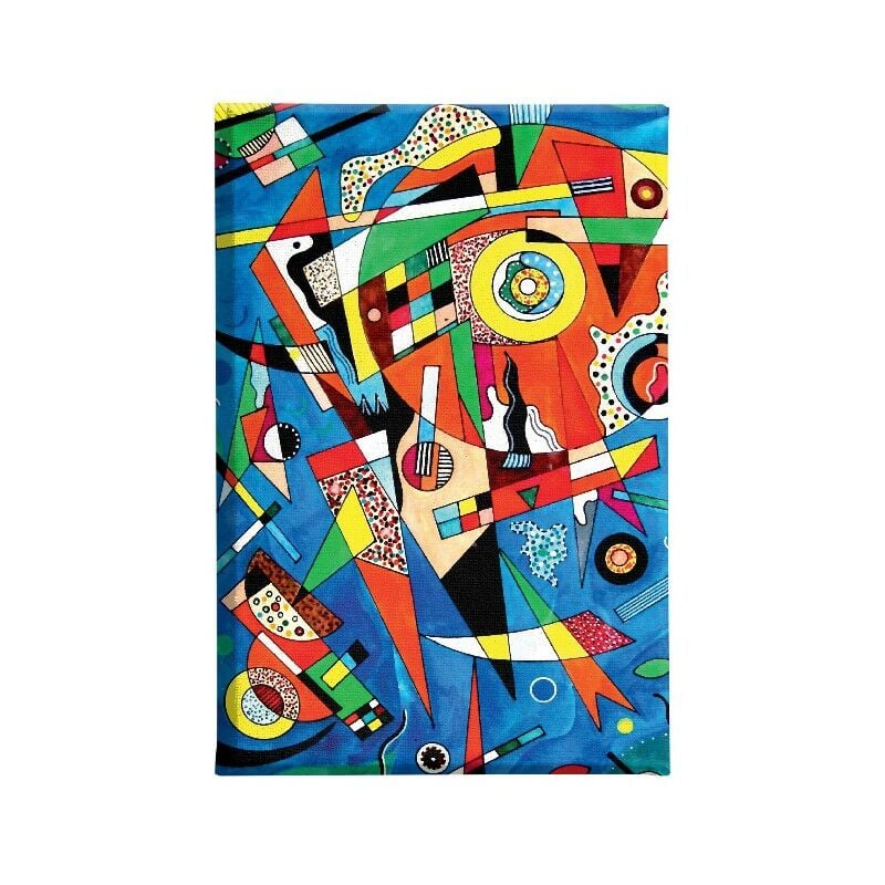 

Homemania - Marco Color - Arte y Graffiti, Abstracto - para la sala de estar, dormitorio - Multicolor en Poliester, madera, 60 x 3 x 90 cm
