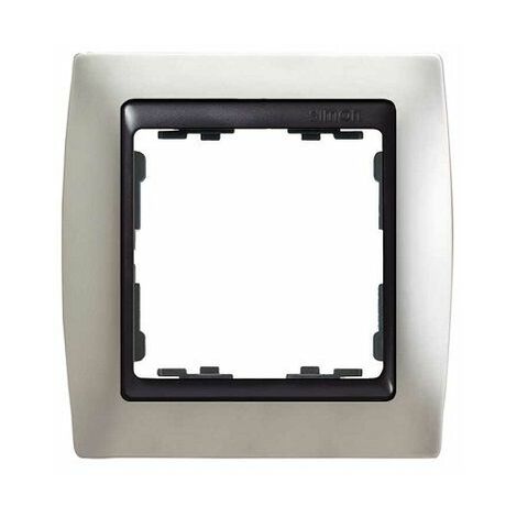Marco compacto para 1 elemento Simon 82  Gris