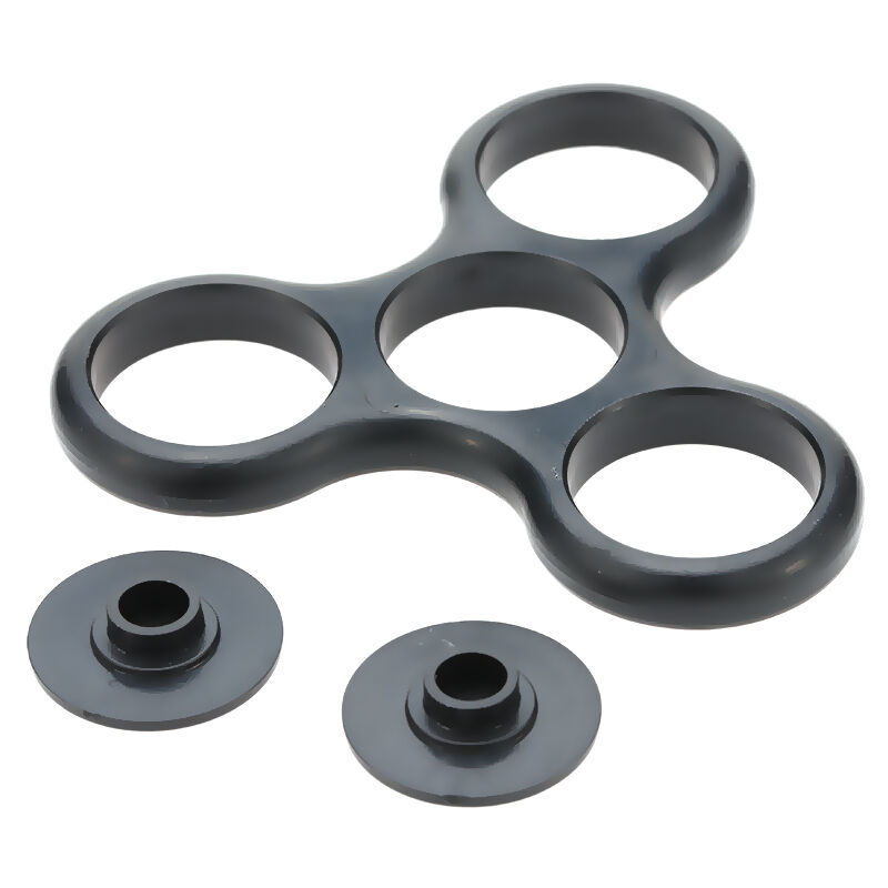 

Asupermall - Marco con dos botones Tapas Cubiertas para Mini dedo Mano Tri-Spinner Fidget Toy EDC Hand Desktoy Focus Stress Ansiedad Alivio de