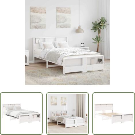 Marco de cama -  Estructura de cama 140 x 190 cm Madera de ingeniería