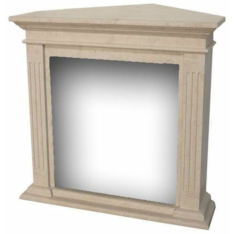 

Marco de chimenea de esquina estilo pied cm 98x68,5x95 CADIZ-CORNER - Xaralyn