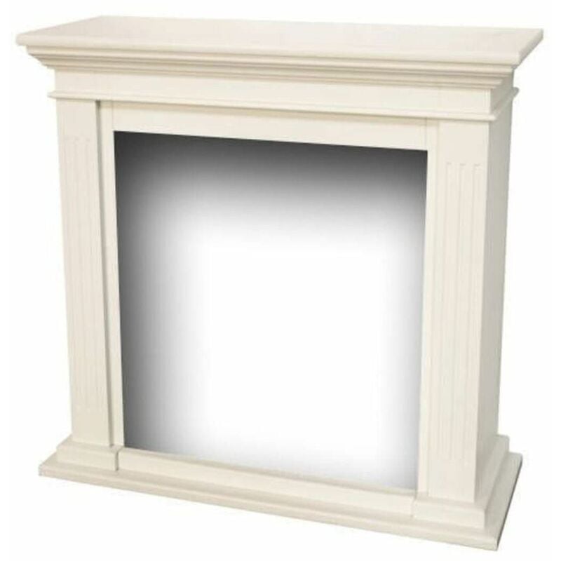 

Marco de chimenea de madera cm 98x37,5x95 Xaralyn CADIZ-BIANCO - Blanco