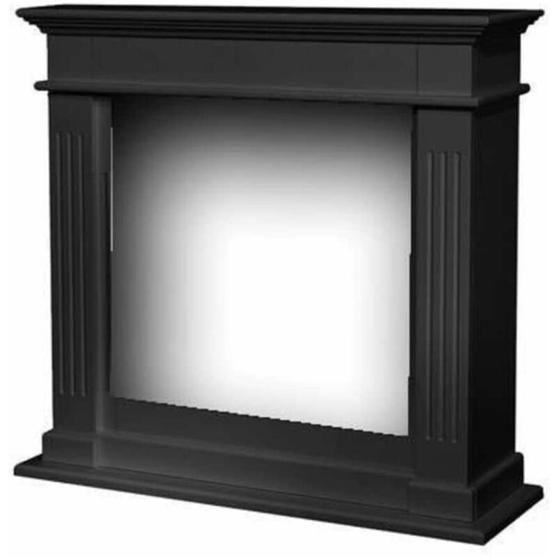

Marco de chimenea de madera MDF negra cm 98x34x93,8 Xaralyn ELDA-NERO - Negro