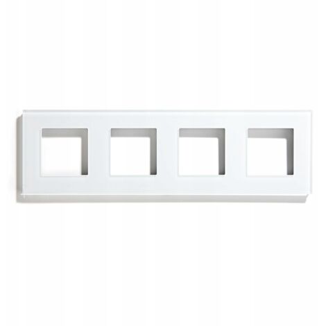 Marco de cristal BLANCO de 4 campos para el sistema RTX SH