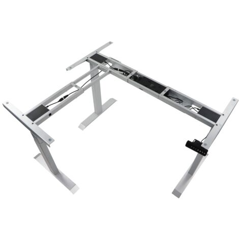 Marco de escritorio o mesa con ajuste eléctrico de altura UT04-3T/90A/A aluminio