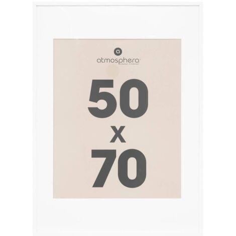 Marco de fotos blanco Manu 50x70cm - Atmosphera créateur d'intérieur