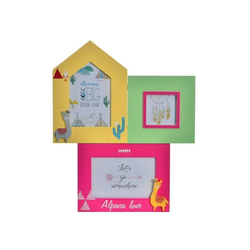 

Marco de Fotos DKD Home Decor Alpaca Love Llama (30 x 1 x 37 cm)