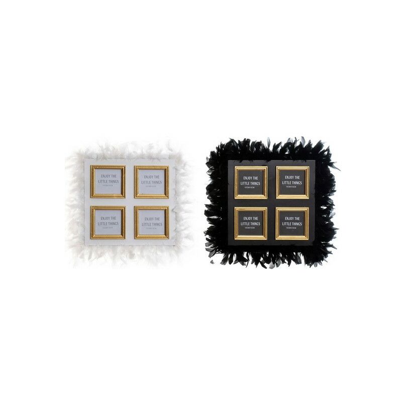

Marco de Fotos DKD Home Decor Chic (2 pcs) (10 x 10 cm)