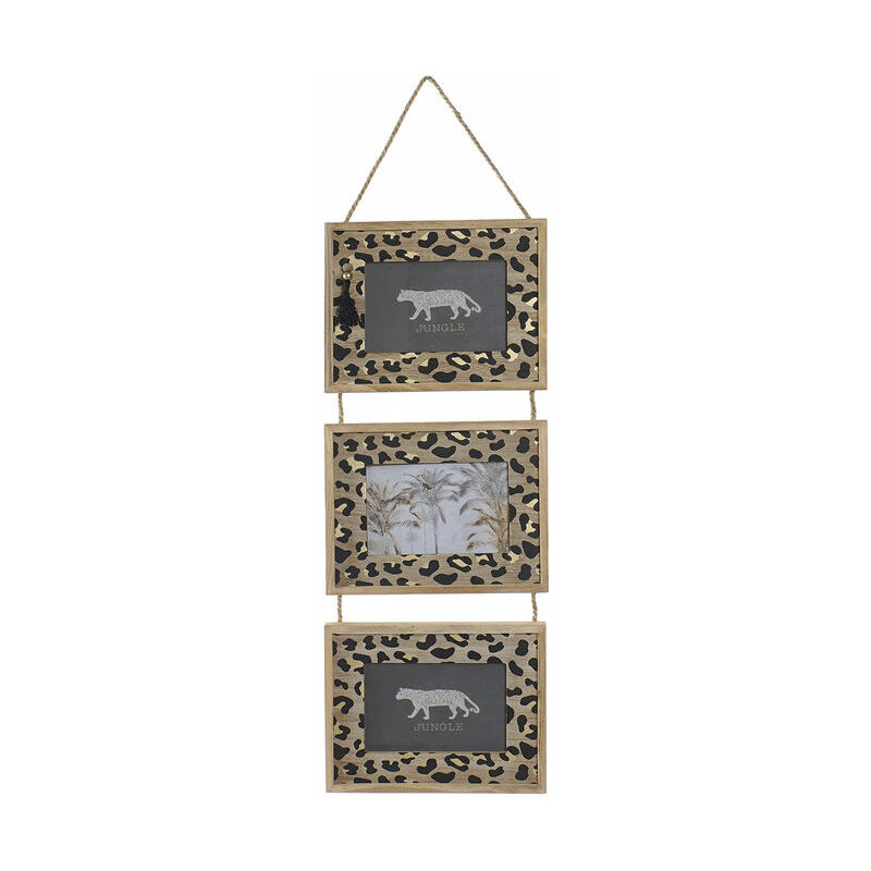 

Marco de Fotos DKD Home Decor Colonial Leopardo Madera MDF (22 x 1.5 x 71 cm)