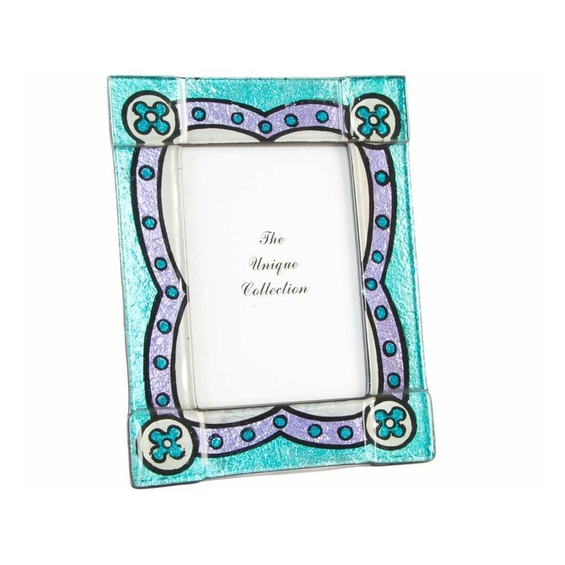 

Marco de Fotos DKD Home Decor Cristal Árabe Azulejo (20 x 2 x 25 cm)