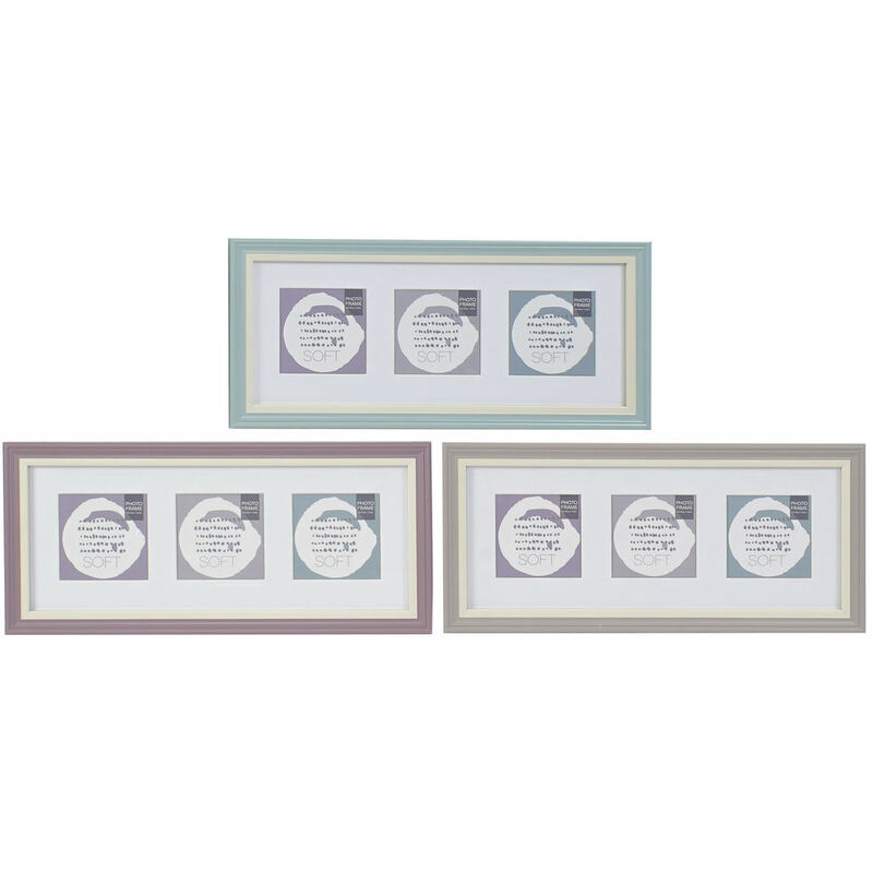 

Marco de Fotos DKD Home Decor Cristal Madera MDF (3 pcs) (44 x 2 x 20 cm)