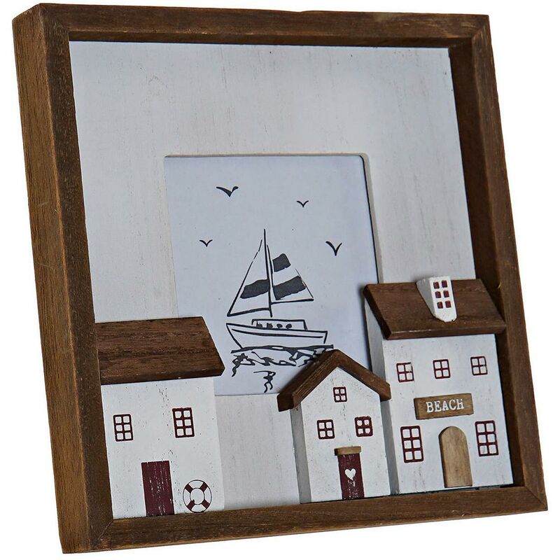 

Marco de Fotos DKD Home Decor Cristal Mediterráneo MDF (20 x 3 x 20 cm)