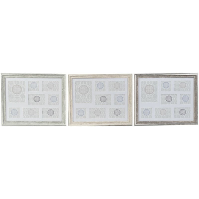 

Marco de Fotos DKD Home Decor Cristal Poliestireno Tradicional (3 pcs) (56 x 2 x 46 cm)