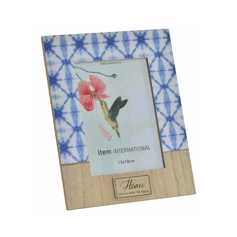 

Marco de Fotos DKD Home Decor Flor Madera (13 x 13 x 18 cm)