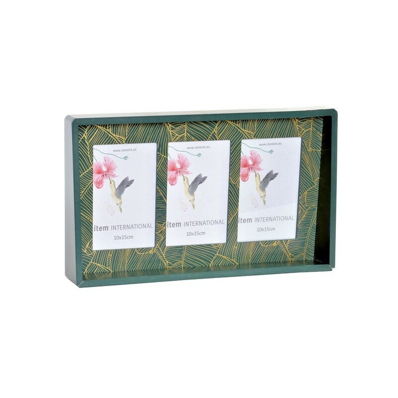 

Marco de Fotos DKD Home Decor Greenery Chic (10 x 15 cm)