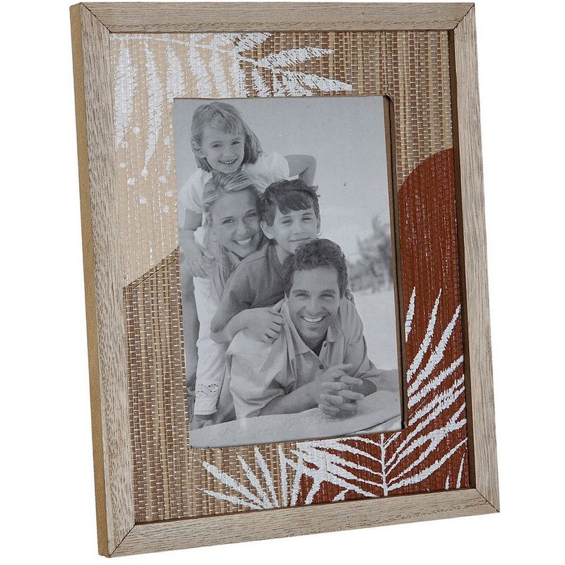 

Marco de Fotos DKD Home Decor Hojas Madera MDF (21 x 26.5 x 1.8 cm)