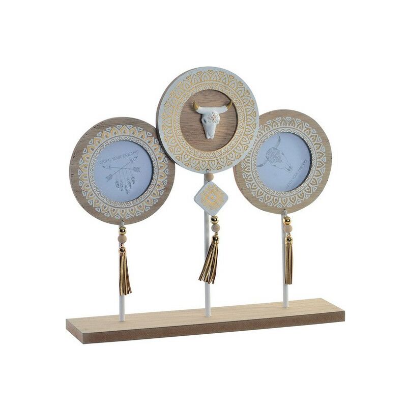 

Marco de Fotos DKD Home Decor Madera Metal (31 x 7 x 29 cm)