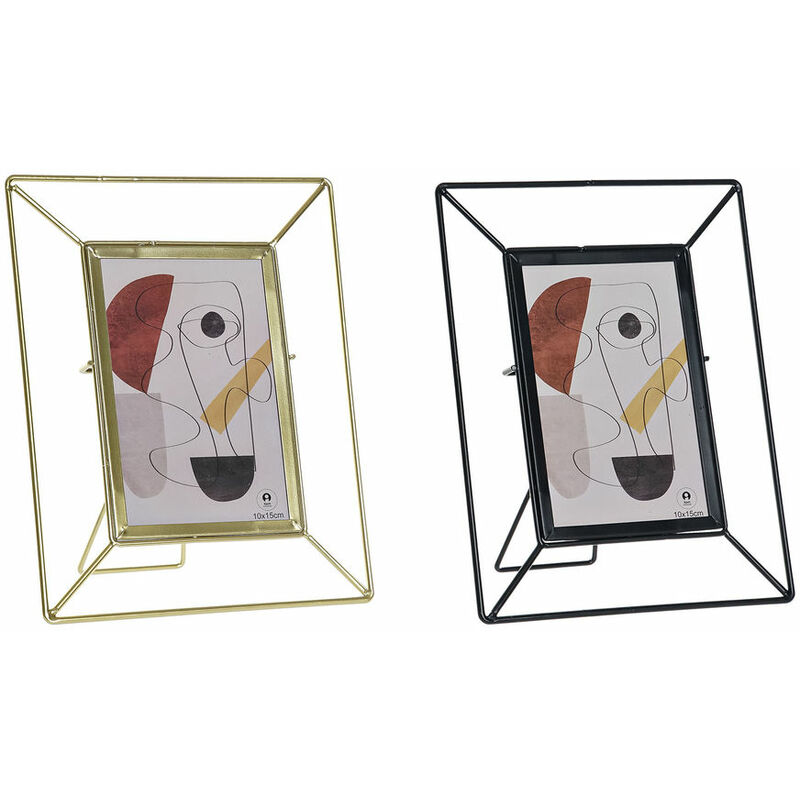 

Marco de Fotos DKD Home Decor Metal Cristal Moderno (2 pcs) (18 x 3 x 23 cm)