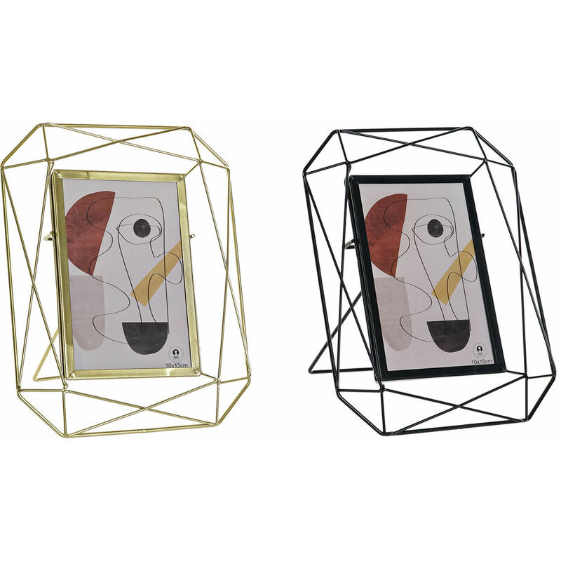

Marco de Fotos DKD Home Decor Metal Cristal Moderno (2 pcs) (18 x 5 x 22 cm)
