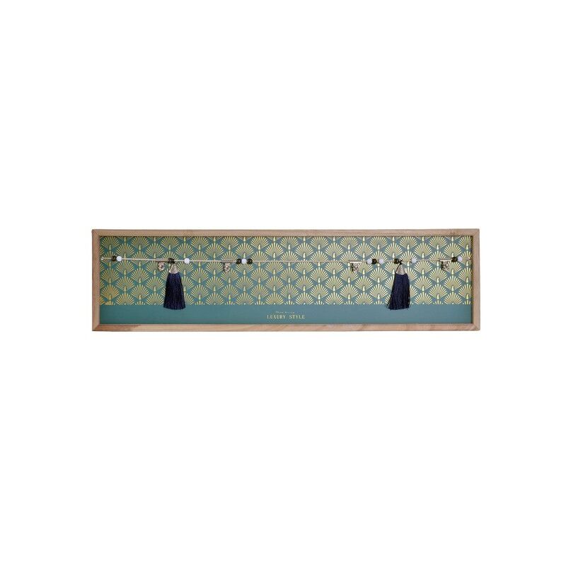 

Marco de Fotos DKD Home Decor Pavo real Chic (70 x 2 x 18 cm)