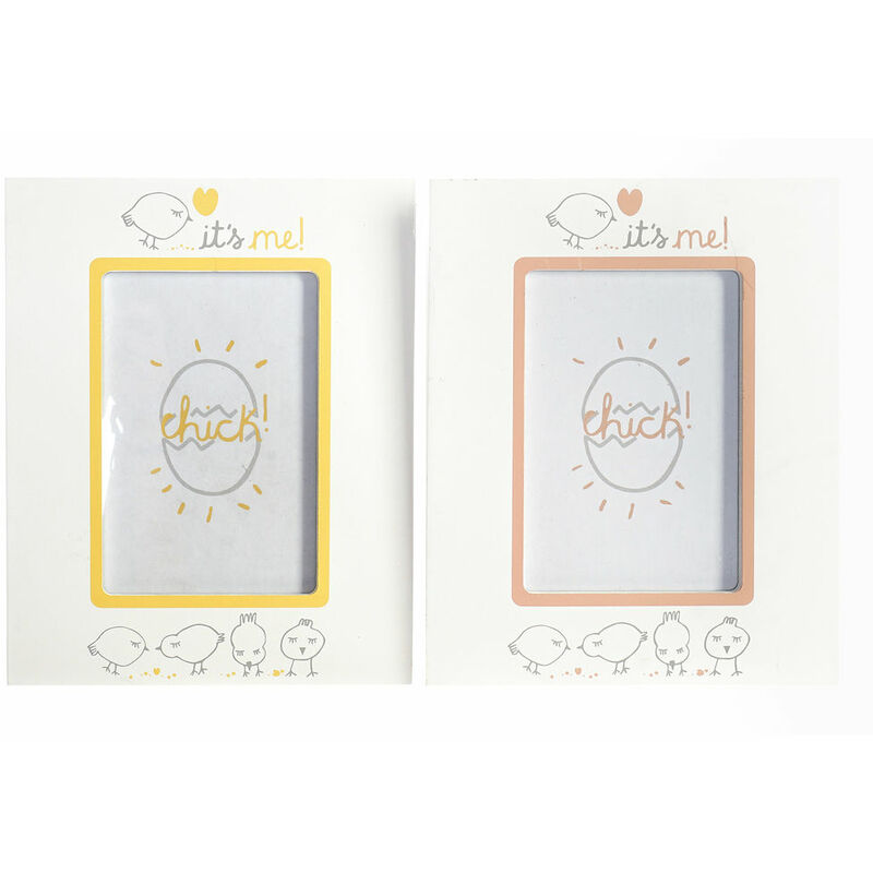 

Marco de Fotos DKD Home Decor Pollo Madera Cristal (2 pcs) (10 x 10 x 15 cm)