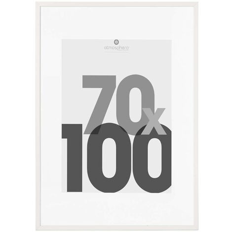 Marco de fotos Eva - madera - blanco - 70x100 cm - Atmosphera créateur d'intérieur