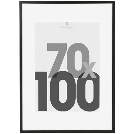 Marco de fotos Eva - madera - negro - 70x100 cm - Atmosphera créateur d'intérieur