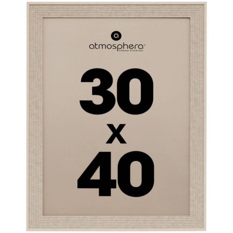 Marco de fotos Missy beige 35.5x45x5cm - Atmosphera créateur d'intérieur