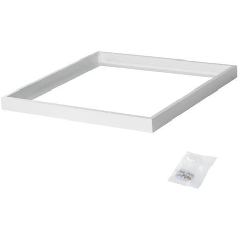 Marco de montaje - Acero blanco - 600x600mm - Para paneles LED