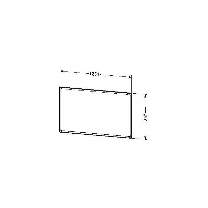 

Marco de montaje L-CUBE 10x1250x751mm - Duravit
