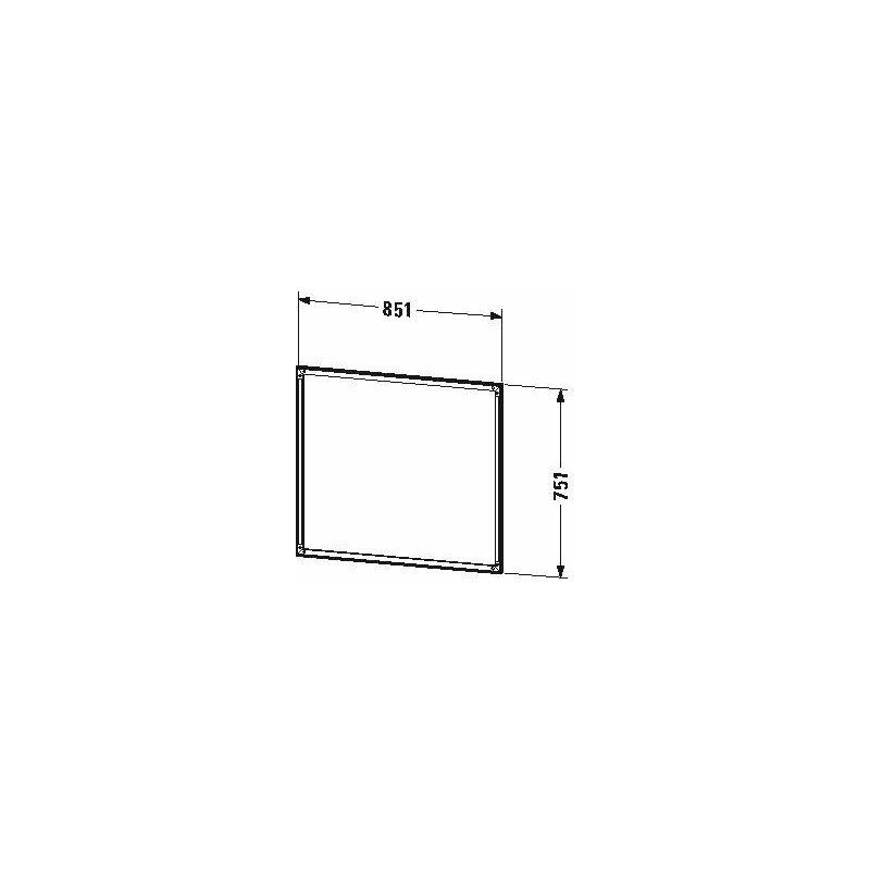 

Marco de montaje L-CUBE 10x850x751mm - Duravit