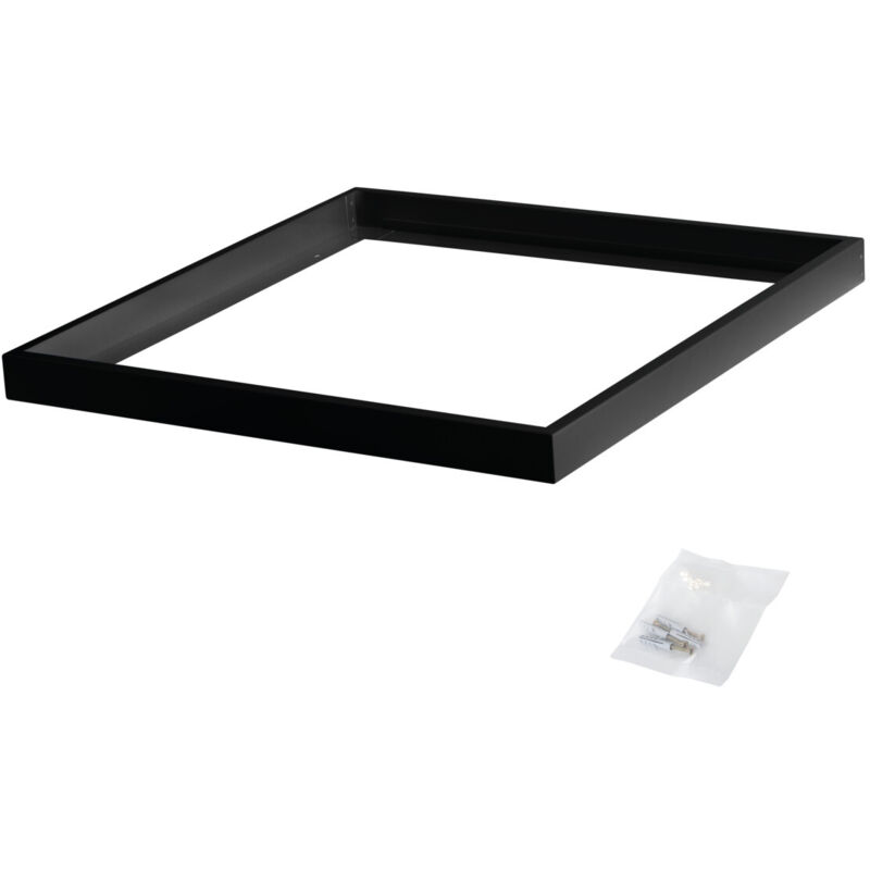 Marco de montaje de pared para 600x600mm led Dalle Black