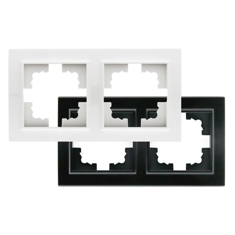 

Marco de PC Empotrable para 2 Módulos Serie wLine Negro | IluminaShop