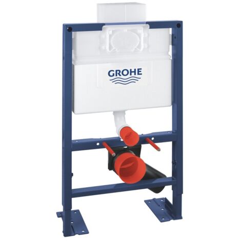 Marco de soporte compacto GROHE + Placa de control vertical u horizontal GROHE Surf Cromo