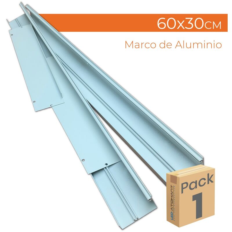 

Led Atomant Sl - Marco de superficie para panel LED 60x30 | Pack 1 Ud. - Pack 1 Ud.