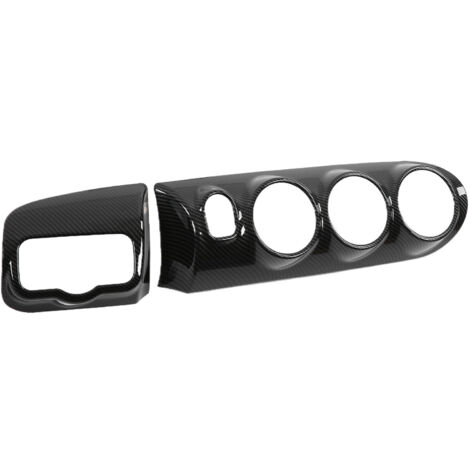 Marco de ventilación del aire acondicionado con marco para interruptor de faros, estilo fibra de carbono para Mercedes CLA C118 2020+