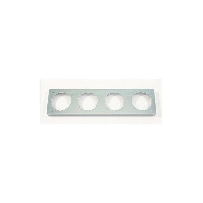 

Marco distanciador IDS ARCHIMODULE para roseta de 4 agujeros (83x332mm) cromado