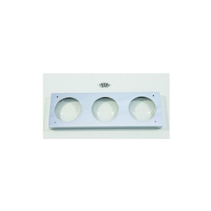 

Marco distanciador IDS ARCHIMODULE para rosetón de 3 agujeros (83x249mm) cromado